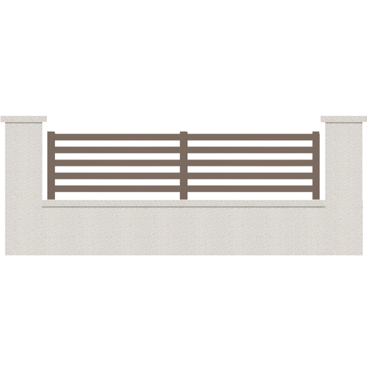 CLOTURE HERMIONE 5 LAMES  HAUTEUR 80 CM