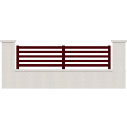 CLOTURE HERMIONE 5 LAMES  HAUTEUR 80 CM