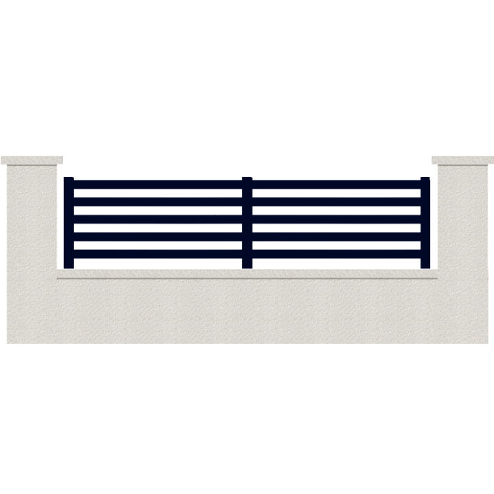 CLOTURE HERMIONE 5 LAMES  HAUTEUR 80 CM