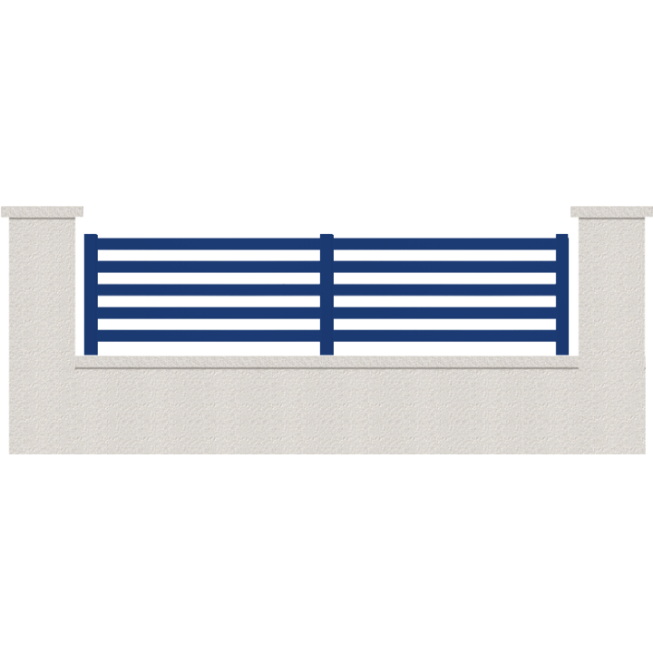 CLOTURE HERMIONE 5 LAMES  HAUTEUR 80 CM