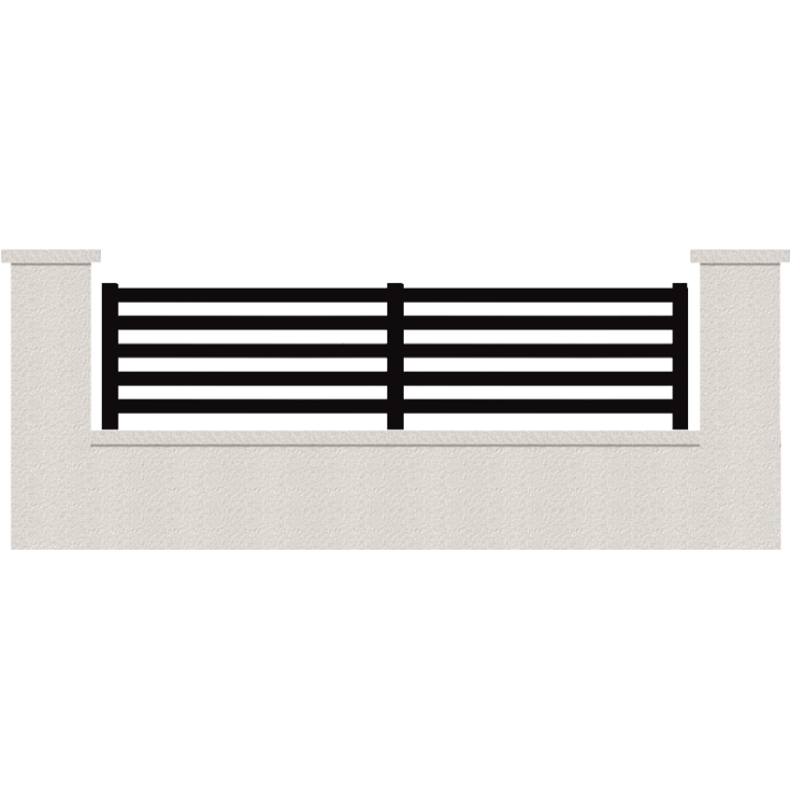 CLOTURE HERMIONE 5 LAMES  HAUTEUR 80 CM