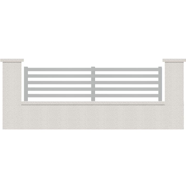 CLOTURE HERMIONE 5 LAMES  HAUTEUR 80 CM