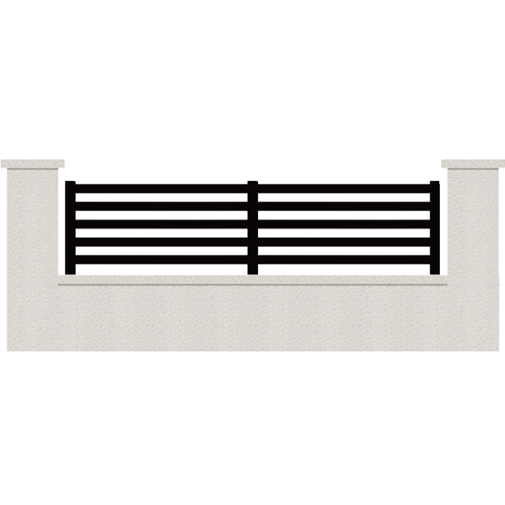 CLOTURE HERMIONE 5 LAMES  HAUTEUR 80 CM