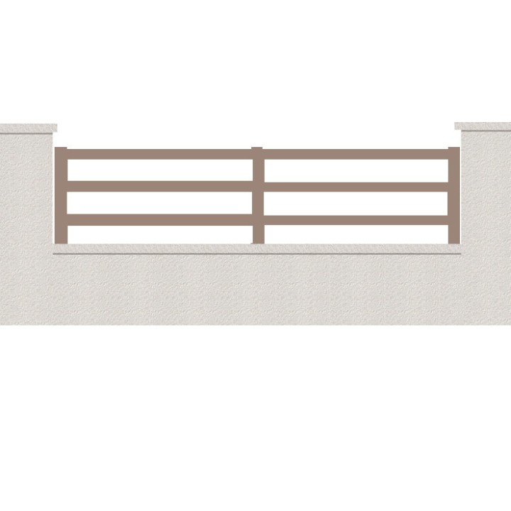 CLOTURE HERMIONE 3 LAMES  HAUTEUR 80 CM