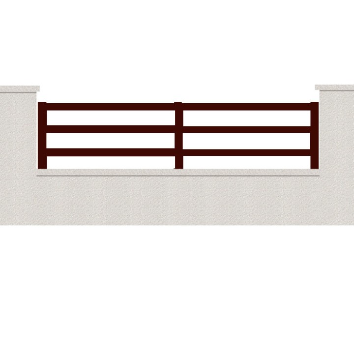 CLOTURE HERMIONE 3 LAMES  HAUTEUR 80 CM