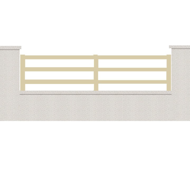 CLOTURE HERMIONE 3 LAMES  HAUTEUR 80 CM