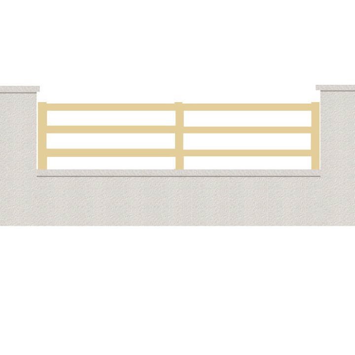 CLOTURE HERMIONE 3 LAMES  HAUTEUR 80 CM
