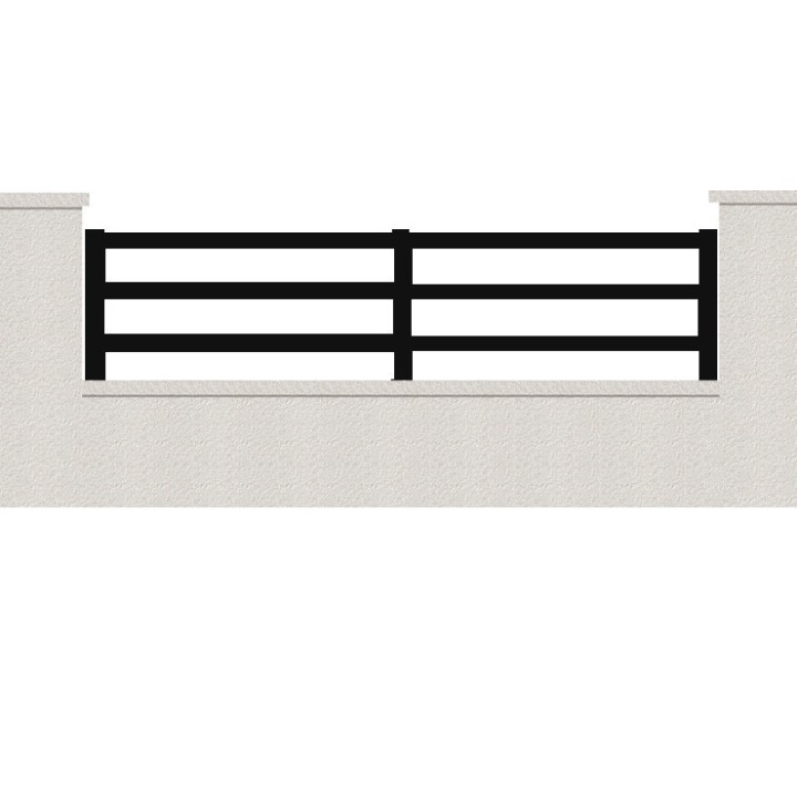 CLOTURE HERMIONE 3 LAMES  HAUTEUR 80 CM