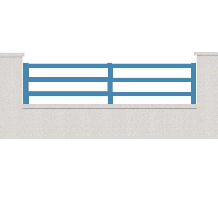 CLOTURE HERMIONE 3 LAMES  HAUTEUR 80 CM