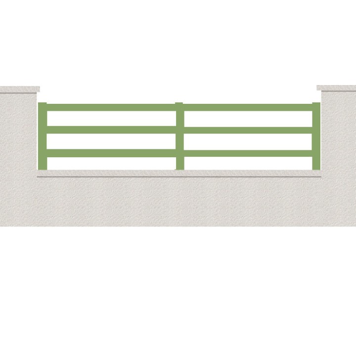 CLOTURE HERMIONE 3 LAMES  HAUTEUR 80 CM