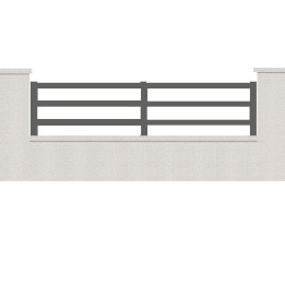 CLOTURE HERMIONE 3 LAMES  HAUTEUR 80 CM