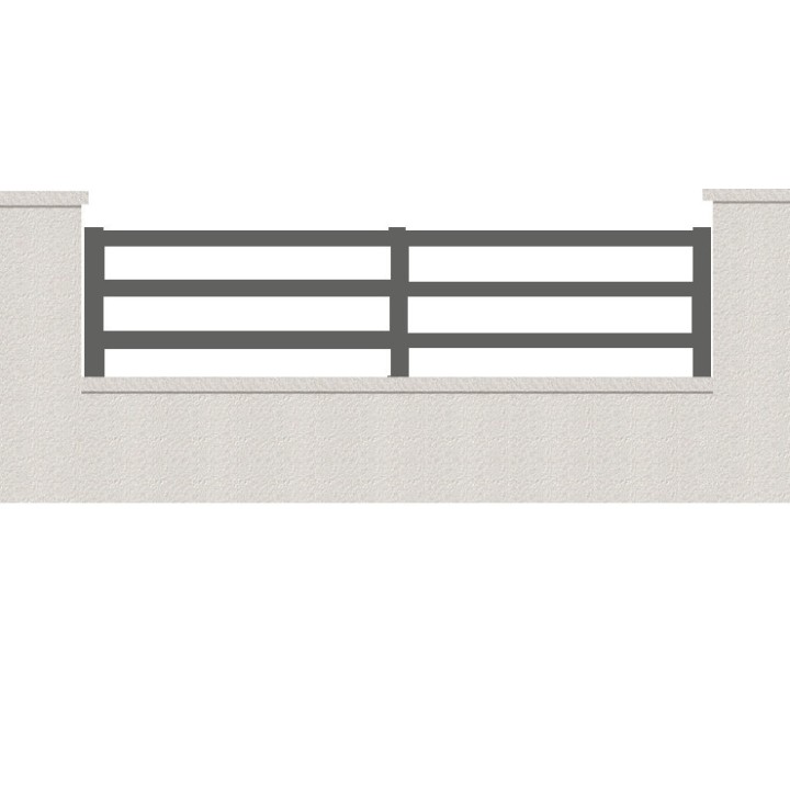 CLOTURE HERMIONE 3 LAMES  HAUTEUR 80 CM