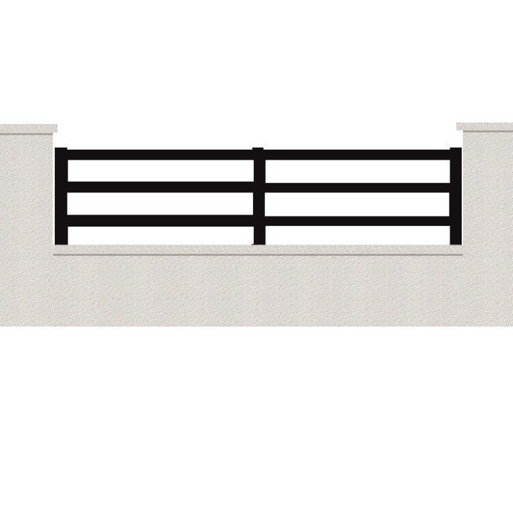 CLOTURE HERMIONE 3 LAMES  HAUTEUR 80 CM