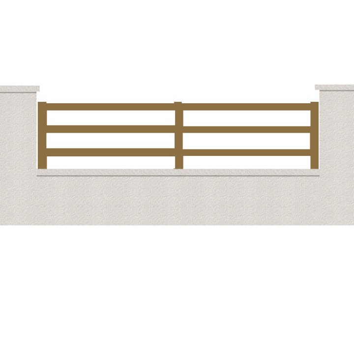 CLOTURE HERMIONE 3 LAMES  HAUTEUR 80 CM