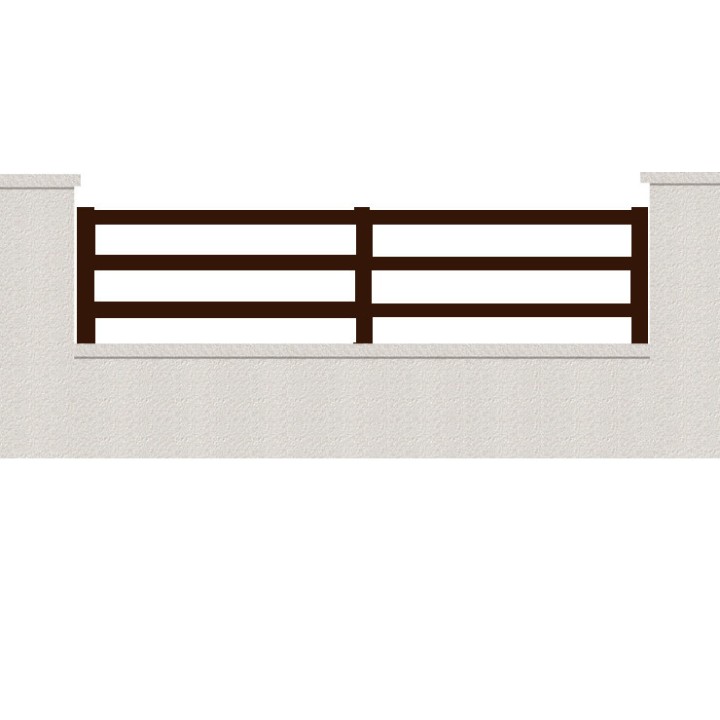 CLOTURE HERMIONE 3 LAMES  HAUTEUR 80 CM