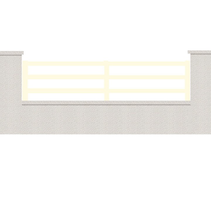 CLOTURE HERMIONE 3 LAMES  HAUTEUR 80 CM