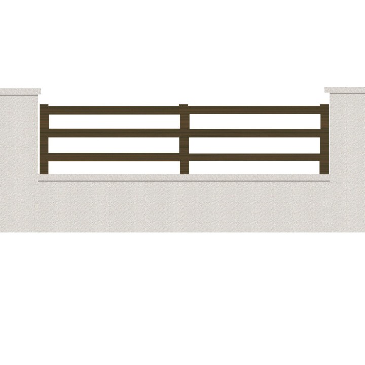 CLOTURE HERMIONE 3 LAMES  HAUTEUR 80 CM