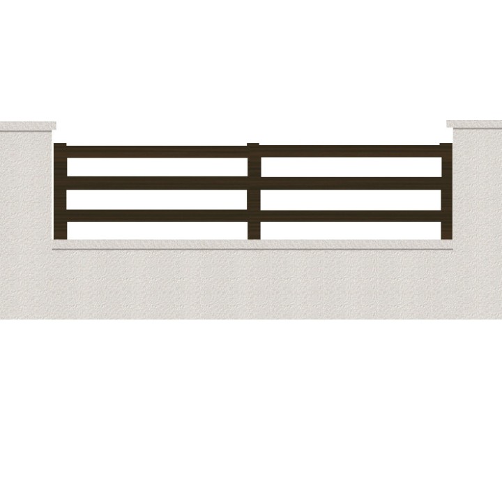 CLOTURE HERMIONE 3 LAMES  HAUTEUR 80 CM
