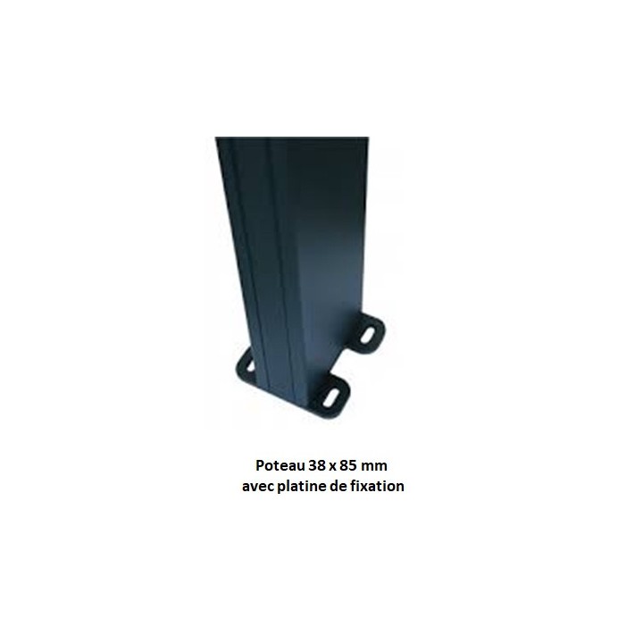 CLOTURE HERMIONE 4 LAMES  HAUTEUR 80 CM
