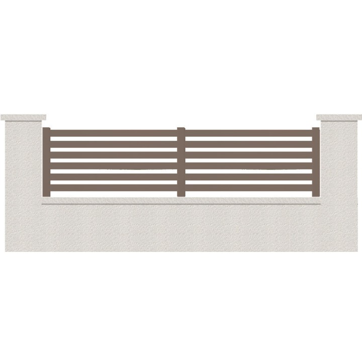 CLOTURE HERMIONE 6 LAMES  HAUTEUR 80 CM