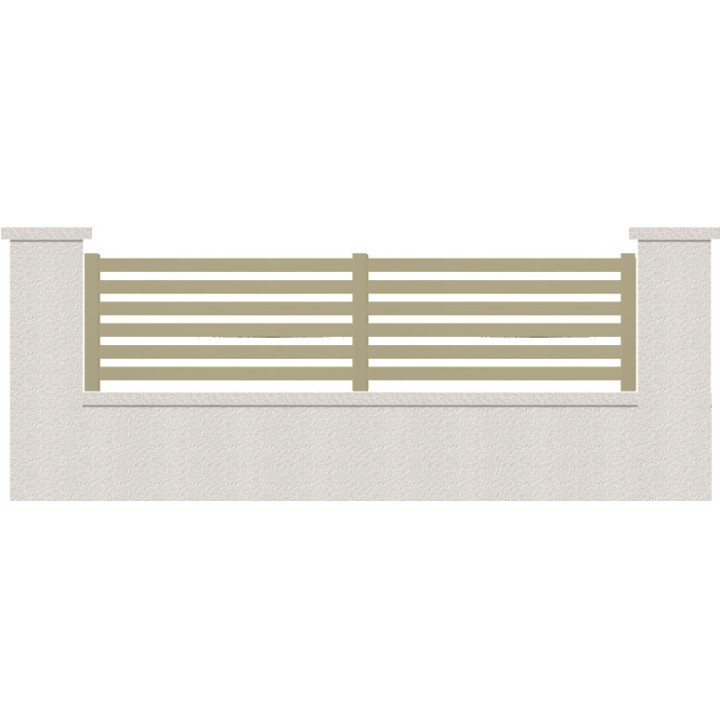 CLOTURE HERMIONE 6 LAMES  HAUTEUR 80 CM