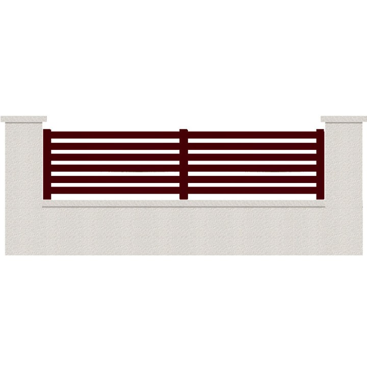 CLOTURE HERMIONE 6 LAMES  HAUTEUR 80 CM