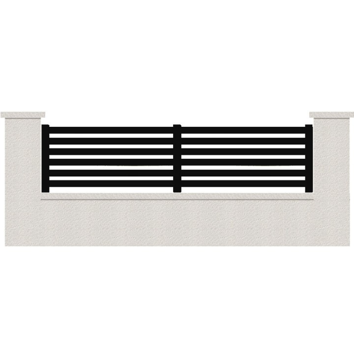 CLOTURE HERMIONE 6 LAMES  HAUTEUR 80 CM