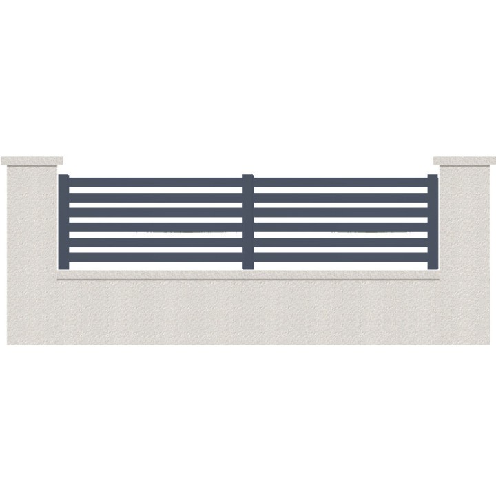 CLOTURE HERMIONE 6 LAMES  HAUTEUR 80 CM