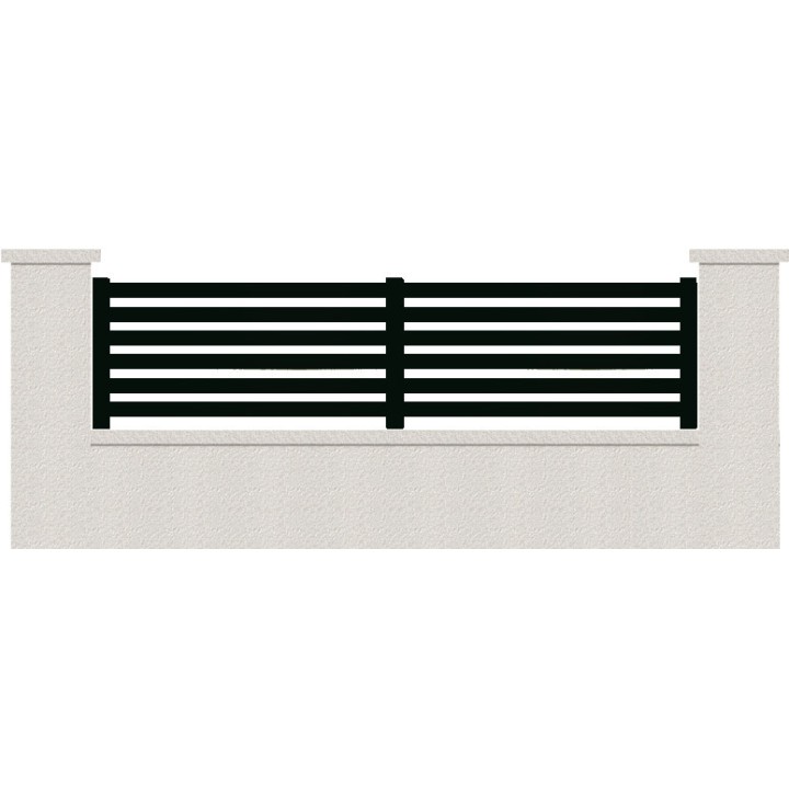 CLOTURE HERMIONE 6 LAMES  HAUTEUR 80 CM