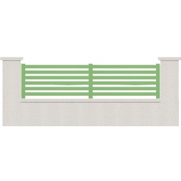 CLOTURE HERMIONE 6 LAMES  HAUTEUR 80 CM