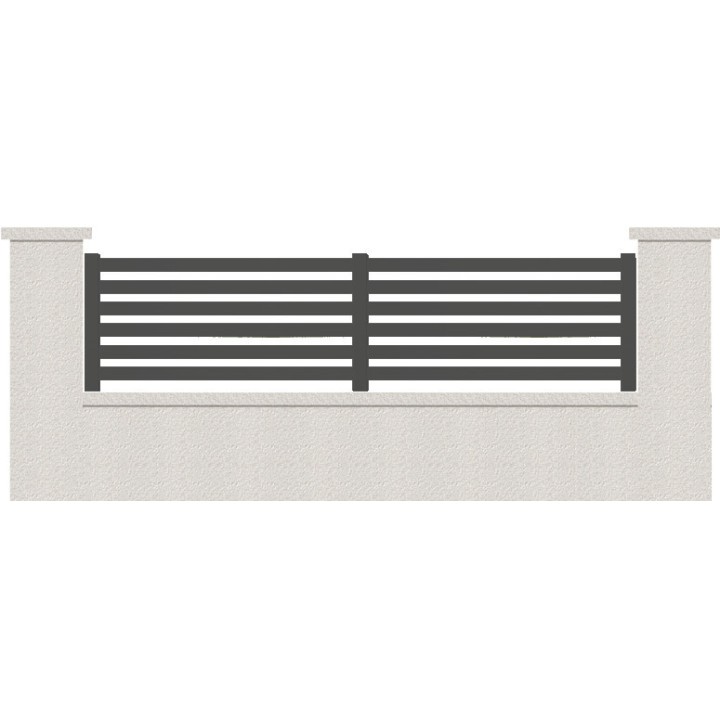 CLOTURE HERMIONE 6 LAMES  HAUTEUR 80 CM