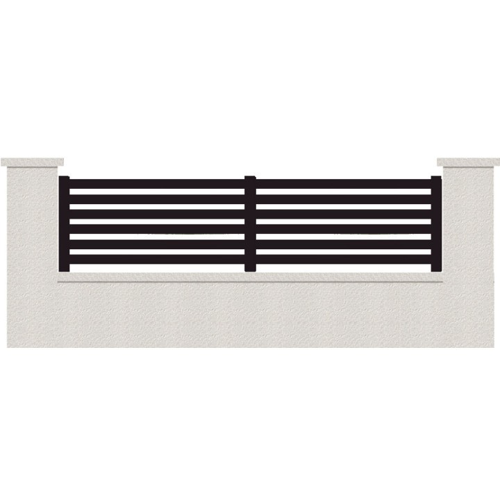 CLOTURE HERMIONE 6 LAMES  HAUTEUR 80 CM