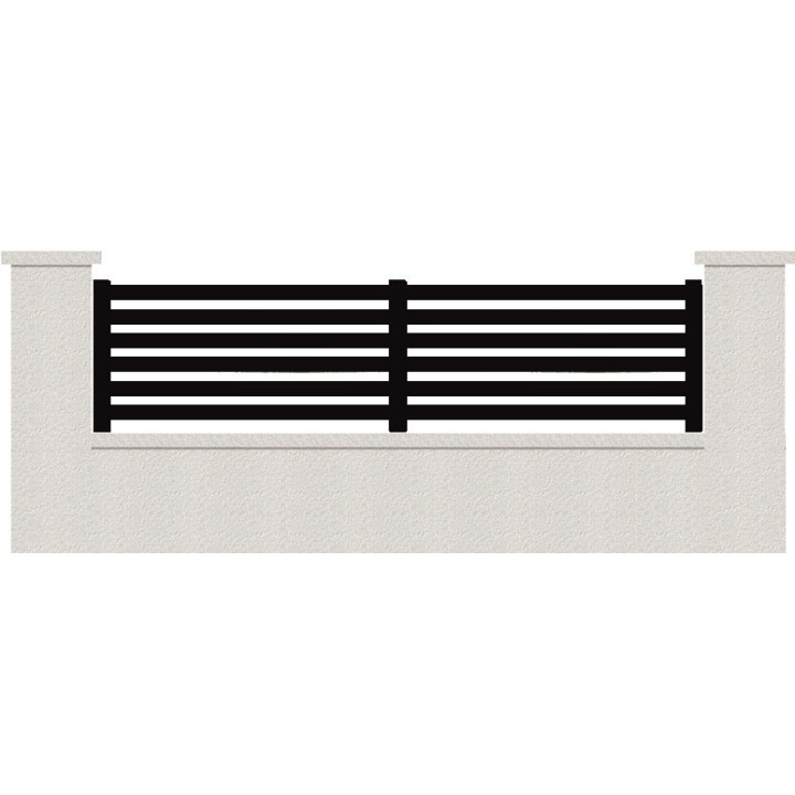 CLOTURE HERMIONE 6 LAMES  HAUTEUR 80 CM