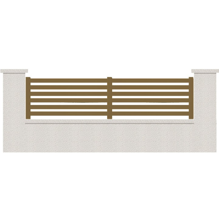 CLOTURE HERMIONE 6 LAMES  HAUTEUR 80 CM