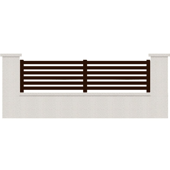 CLOTURE HERMIONE 6 LAMES  HAUTEUR 80 CM