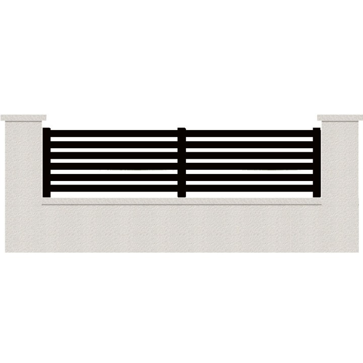 CLOTURE HERMIONE 6 LAMES  HAUTEUR 80 CM