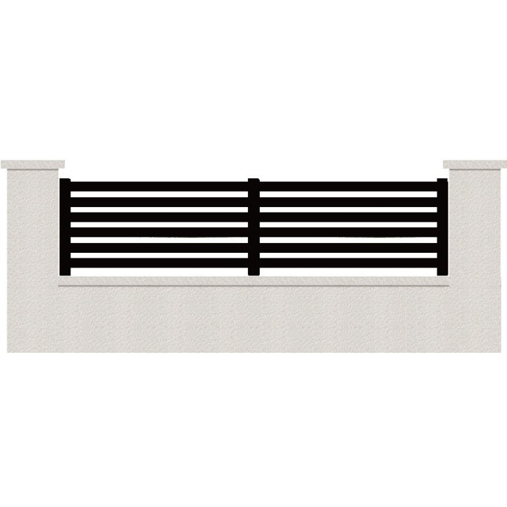CLOTURE HERMIONE 6 LAMES  HAUTEUR 80 CM