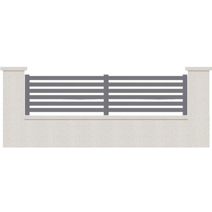 CLOTURE HERMIONE 6 LAMES  HAUTEUR 80 CM