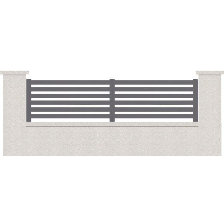 CLOTURE HERMIONE 6 LAMES  HAUTEUR 80 CM