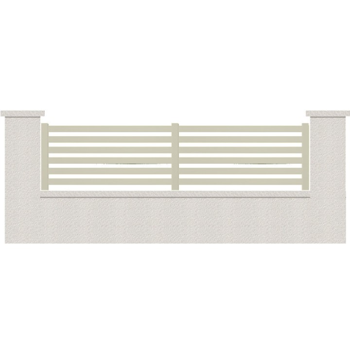 CLOTURE HERMIONE 6 LAMES  HAUTEUR 80 CM
