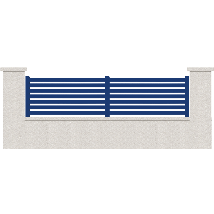 CLOTURE HERMIONE 7 LAMES  HAUTEUR 80 CM