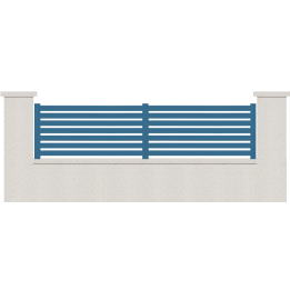 CLOTURE HERMIONE 7 LAMES  HAUTEUR 80 CM