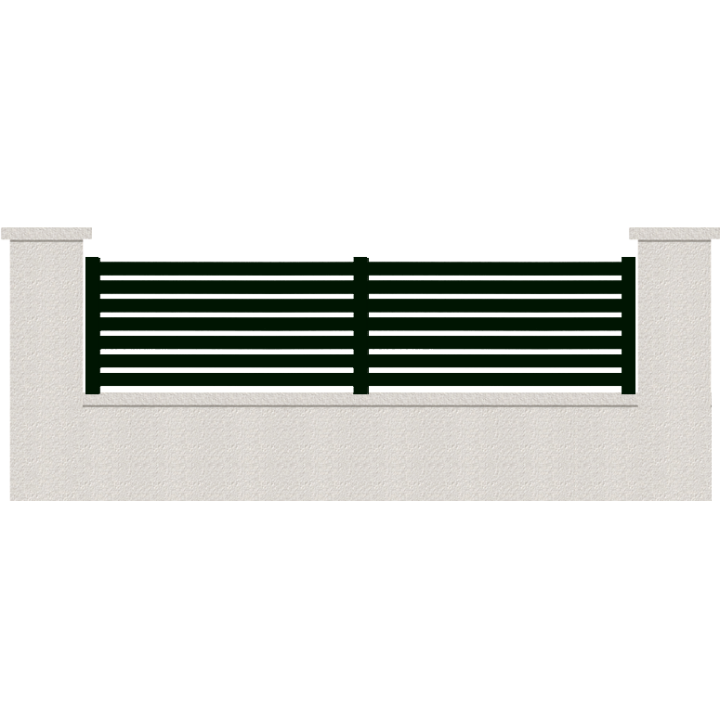 CLOTURE HERMIONE 7 LAMES  HAUTEUR 80 CM