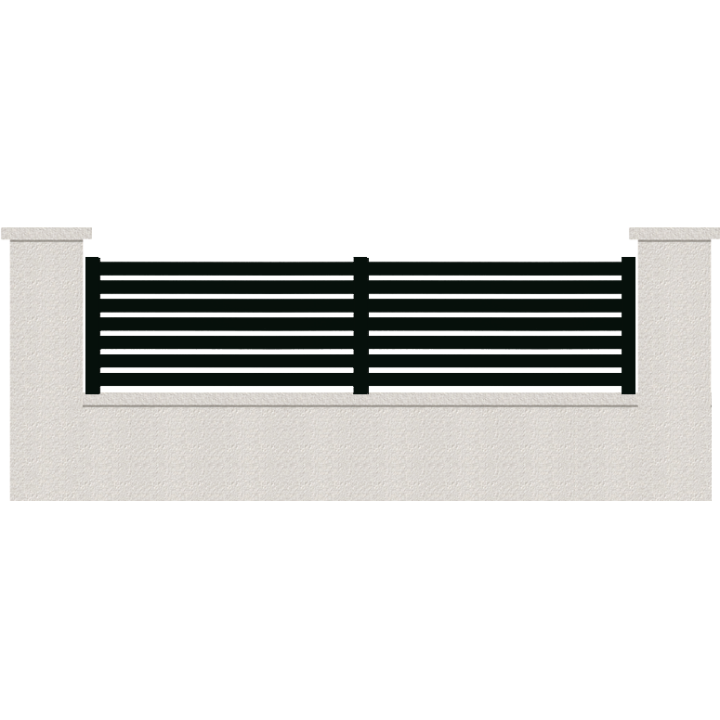 CLOTURE HERMIONE 7 LAMES  HAUTEUR 80 CM