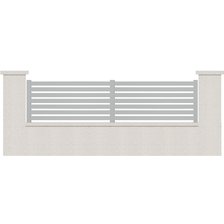 CLOTURE HERMIONE 7 LAMES  HAUTEUR 80 CM