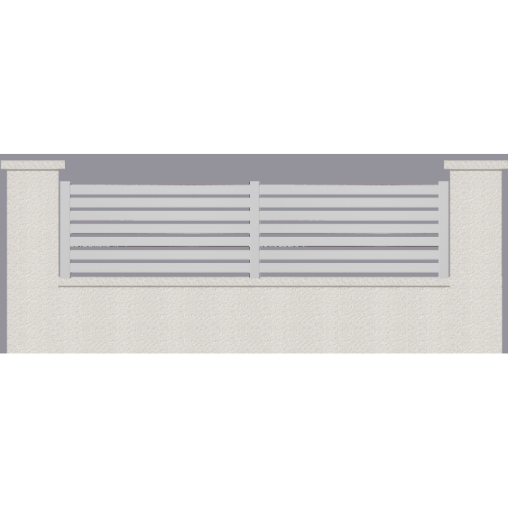 CLOTURE HERMIONE 7 LAMES  HAUTEUR 80 CM