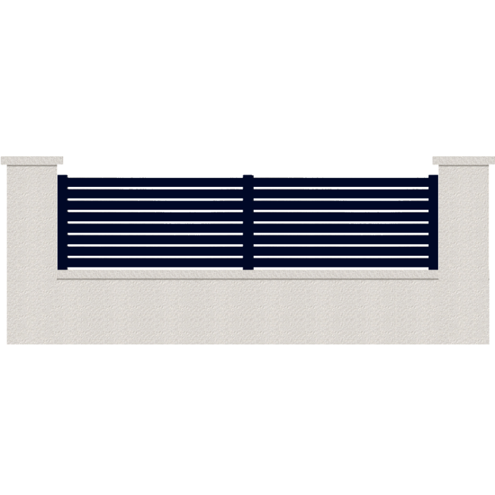 CLOTURE HERMIONE 8 LAMES  HAUTEUR 80 CM