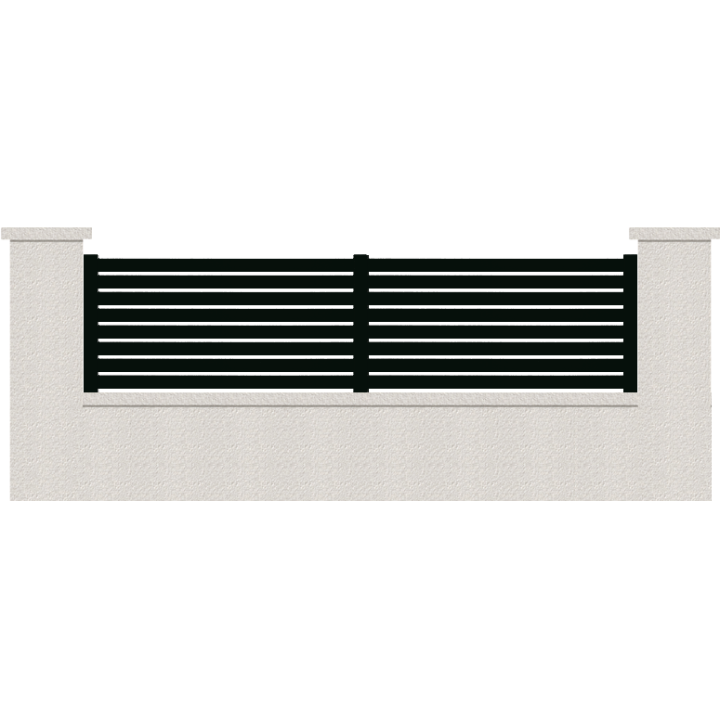CLOTURE HERMIONE 8 LAMES  HAUTEUR 80 CM