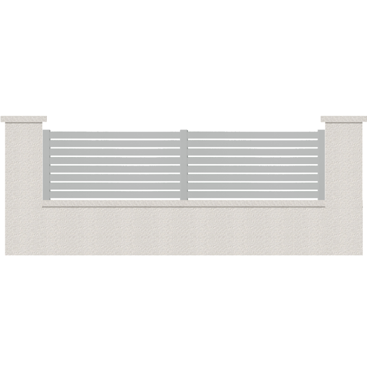 CLOTURE HERMIONE 8 LAMES  HAUTEUR 80 CM