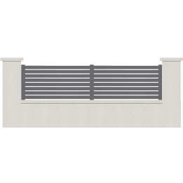 CLOTURE HERMIONE 8 LAMES  HAUTEUR 80 CM
